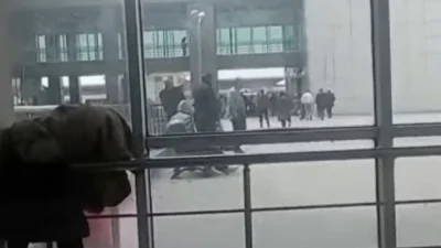 Ağrı Eğitim ve Araştırma Hastanesi’nde -1. katta çıktığı belirtilen yangın