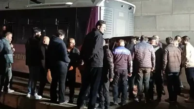 Ağrı Merkez’de Şemsi Türkmen Lisesi yakınındaki alt geçitte yaşanan korku