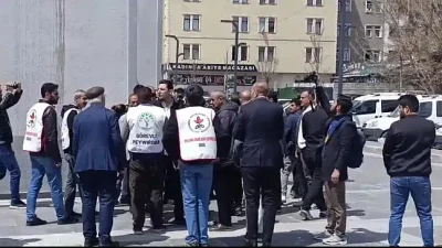 Kutlama alanında tansiyon yükseldi, tartışma sonrası gözler yetkililere çevrildi. Bayram