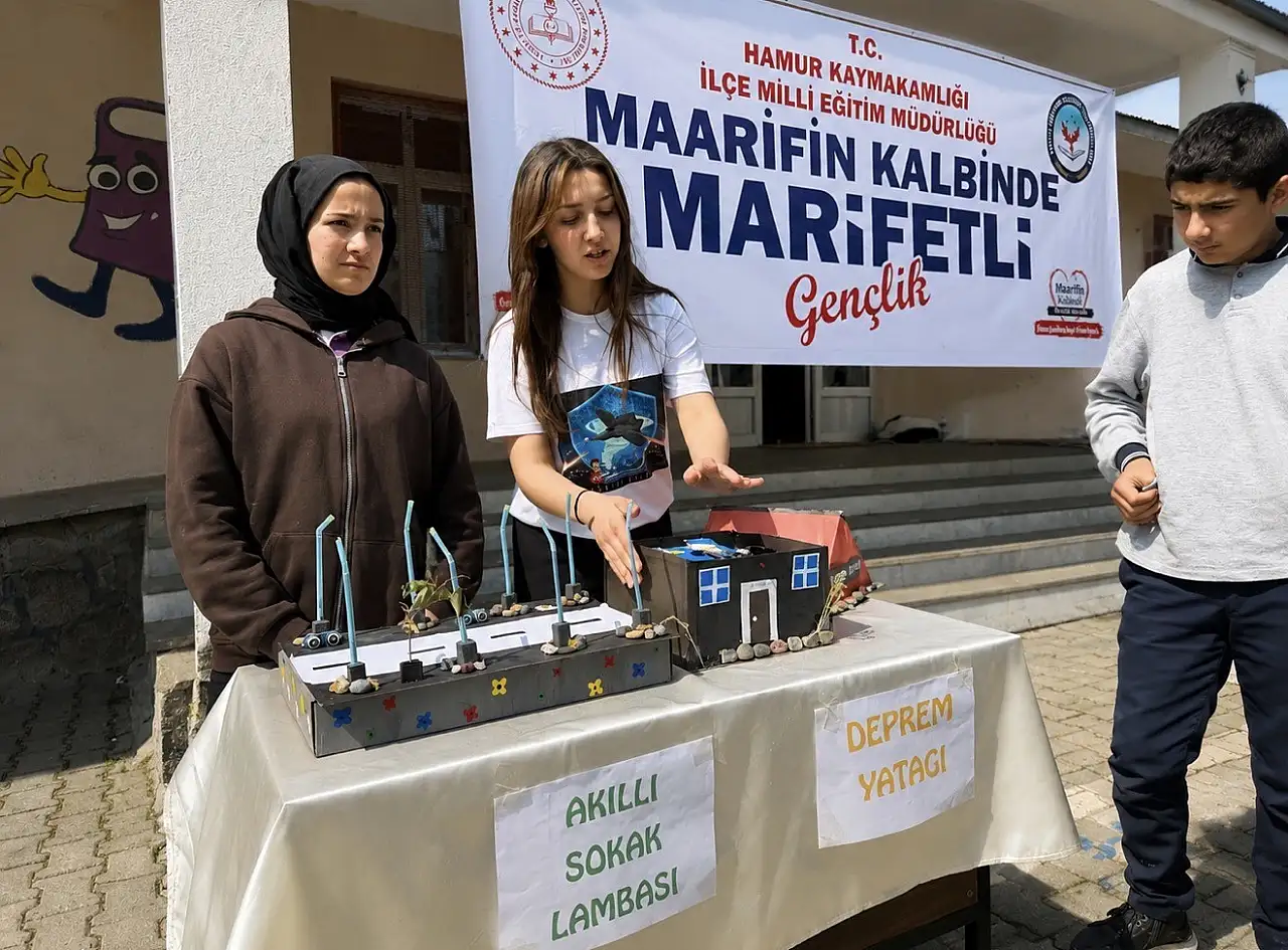 Ağrı’nın Hamur ilçesine bağlı Seyithanbey köyünde gerçekleştirilen “Maarifin Kalbinde Marifetli
