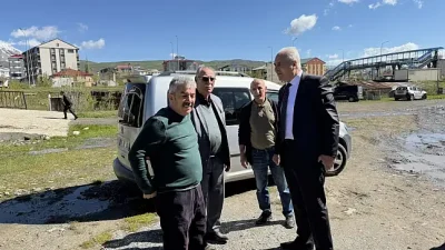 Eleşkirt Belediyesi bünyesinde hizmet veren kesimhanede, Kurban Bayramı dolayısıyla yürütülen