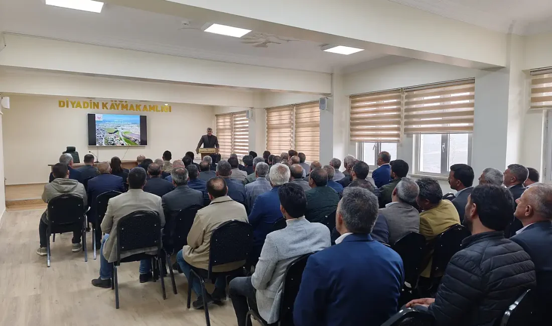 Diyadin’de bugün sadece bir toplantı yapılmadı; Diyadin’in köylerini birer modern